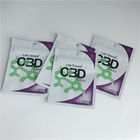 I sacchetti di plastica da 3,5 grammi che imballano la chiusura lampo risigillabile dei biscotti di CBD stampata etichetta su ordinazione
