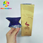 Borsa di caffè laterale a prova d'umidità del rinforzo di imballaggio per alimenti con il legame della latta/valvola di degassamento