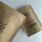 La verdura d'imballaggio su misura del sacco di carta semina la prova a chiusura lampo dell'odore della valvola per caffè/tè