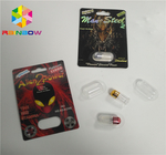 Pacchetto straniero d'imballaggio della capsula delle pillole della carta di rinoceronte 3d della polvere della carta su ordinazione della bolla