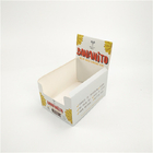 Esposizione bianca riciclabile su ordinazione delle barre di Candy di energia di Glosy delle scatole di stoccaggio del cartone di logo