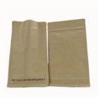 Sacchi di carta su misura biodegradabili del sacchetto del fondo piatto