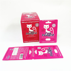 Visualizzi le carte di carta UV di effetto con la bolla che imballa i contenitori di imballaggio rosa della carta del Pussycat