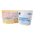 Supporto sterile libero di alto livello di BPA sulla borsa di plastica del sacchetto di stoccaggio degli alimenti per bambini che allatta al seno le borse dello sterilizzatore del capezzolo
