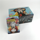 imballaggio vuoto della pillola del sesso della scatola di presentazione della carta della bolla 3d della capsula della carta della pillola del sesso di rinoceronte di 600k 700k