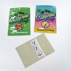 sacchetti di plastica su ordinazione del biscotto commestibile della prova dell'odore di 3.5g 1oz per l'imballaggio per alimenti