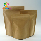 La chiusura lampo Kraft biodegradabile di PLA sta sul sacchetto concimabile per tè