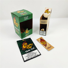 Contenitore di carta stampato su ordinazione di Logo Folding Cigar Wrap Kraft per l'imballaggio della foglia