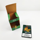 l'abitudine ha stampato le scatole d'imballaggio di grabba del di alluminio della foglia dell'esposizione naturale del cappuccio per il contenitore d'imballaggio di sigaro dei cappelli