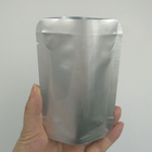 Borsa d'imballaggio di chiaro di alluminio del sacchetto della saldatura a caldo di alluminio del di Mylar stoccaggio d'argento d'argento su ordinazione dell'alimento con la tacca dello strappo