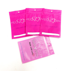 L'abitudine ha stampato i chiari gioielli Mylar Matte Packaging Bags For Hair Accesaories/gioielli/Aligners/braccialetti