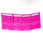 sacchetto sigillato laterale stampato rosa di tre Mylar con la chiara finestra trasparente per l'imballaggio/gioielli dei braccialetti