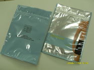 Zipper la borsa d'imballaggio cosmetica superiore PE/dell'ANIMALE DOMESTICO riciclabile con la chiara parte anteriore