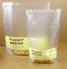 Sacchetti di plastica trasparenti gialli crema del PE/NY /PET che imballano finestra per l'alimento del pane
