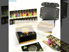 Fabrica taglia personalizzata cartelle biodegradabili carta kraft denti vuoti casse allineatore orologio gioielli regalo scatola magnetica con incisione