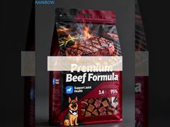 Sacchetti di imballaggio per alimenti per animali da compagnia ripetibili su misura con cerniera