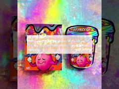 Box e sacchetto olografico 3.5 Mylar Set di imballaggio resealable 3.5g Edible Mylar Die Cut Bags con Display Cereal Box