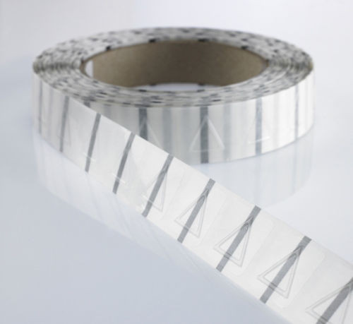 La chiara manica riciclabile degli strizzacervelli del triangolo identifica l'avvertimento tattile per Blindman/autoadesivi