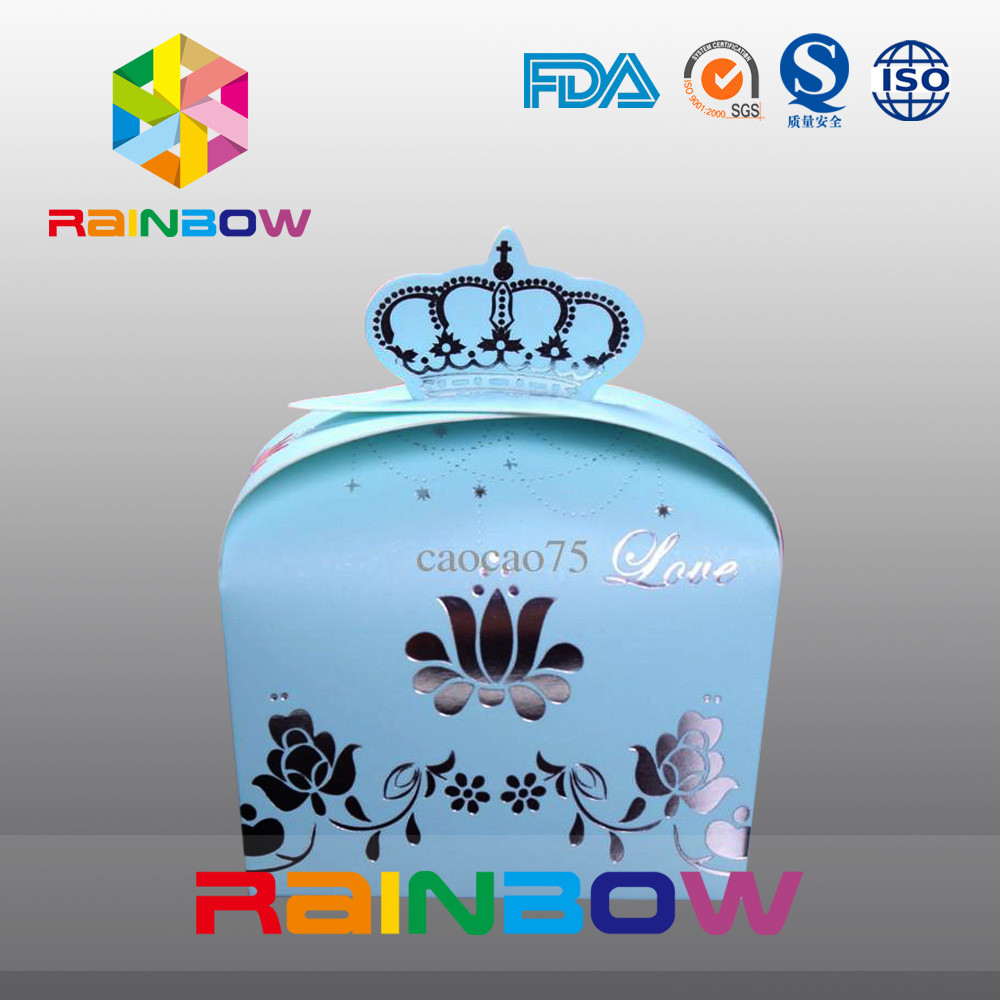 Sacchi di carta di modo/borsa su misura stampa variopinta della carta kraft dello spuntino per il regalo