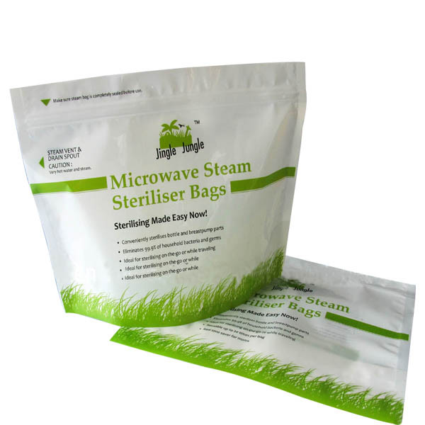 Il di alluminio su misura ha laminato la borsa/il sacchetto risigillabile di microonda di vuoto commestibile