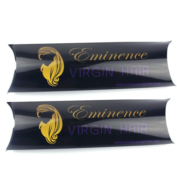 Scatola di carta stampata abitudine che imballa, scatola di carta di estensione dei capelli di estensione dei capelli