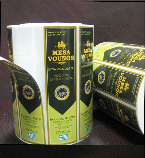 La timbratura calda progetta l'etichetta per il cliente della bottiglia dell'autoadesivo etichetta privata/del vino rosso