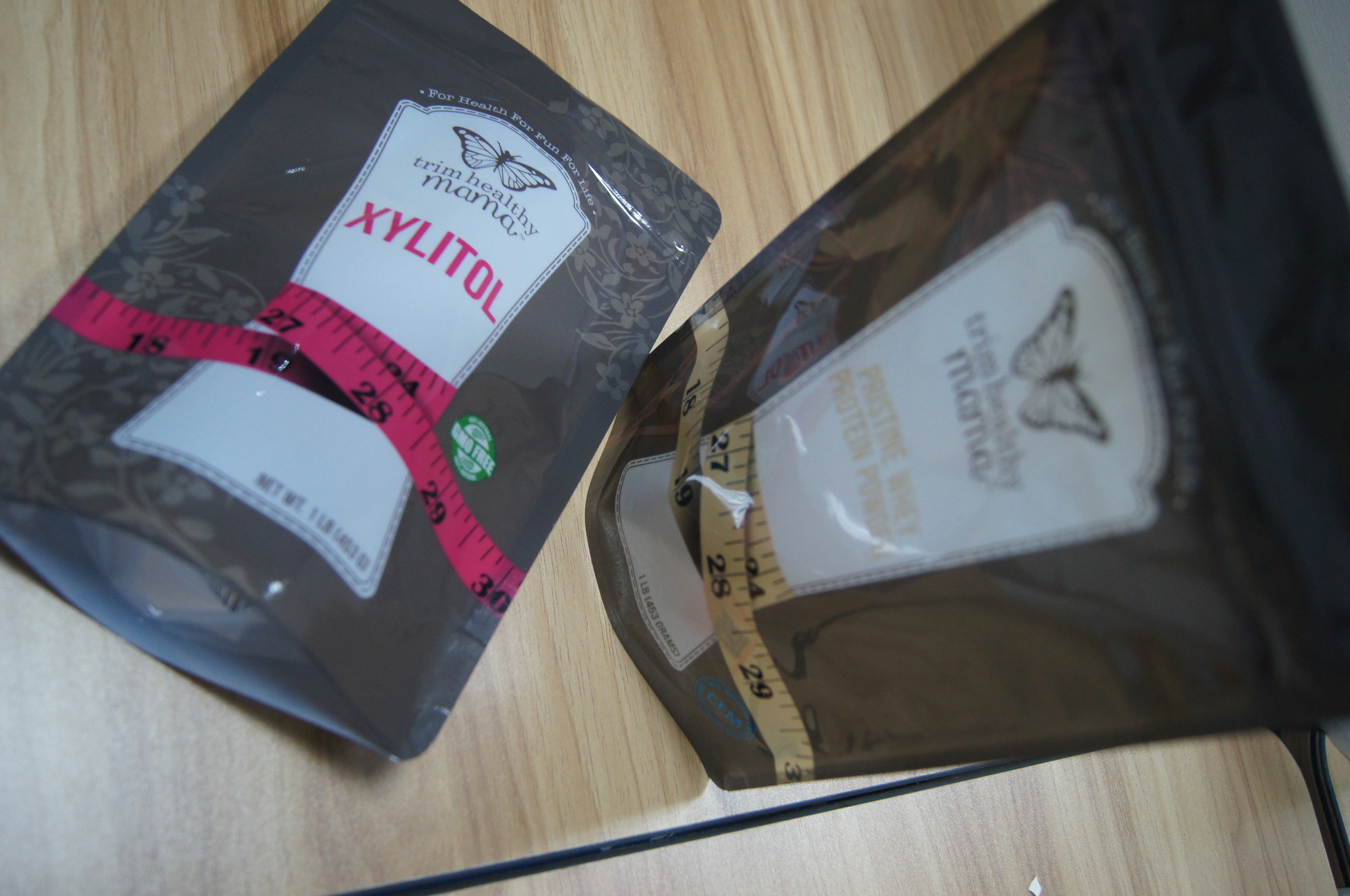 Stia sulla polvere di plastica della proteina/la chiusura lampo d'imballaggio su ordinazione borsa dolcificante/dello zucchero