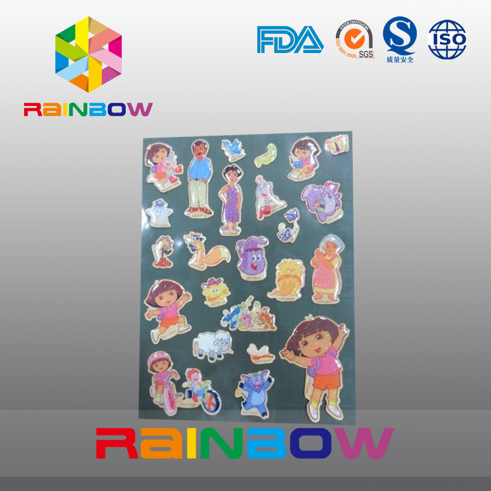 La carta su ordinazione riciclabile economica irregolare viva variopinta identifica il sacchetto plastica/della bottiglia