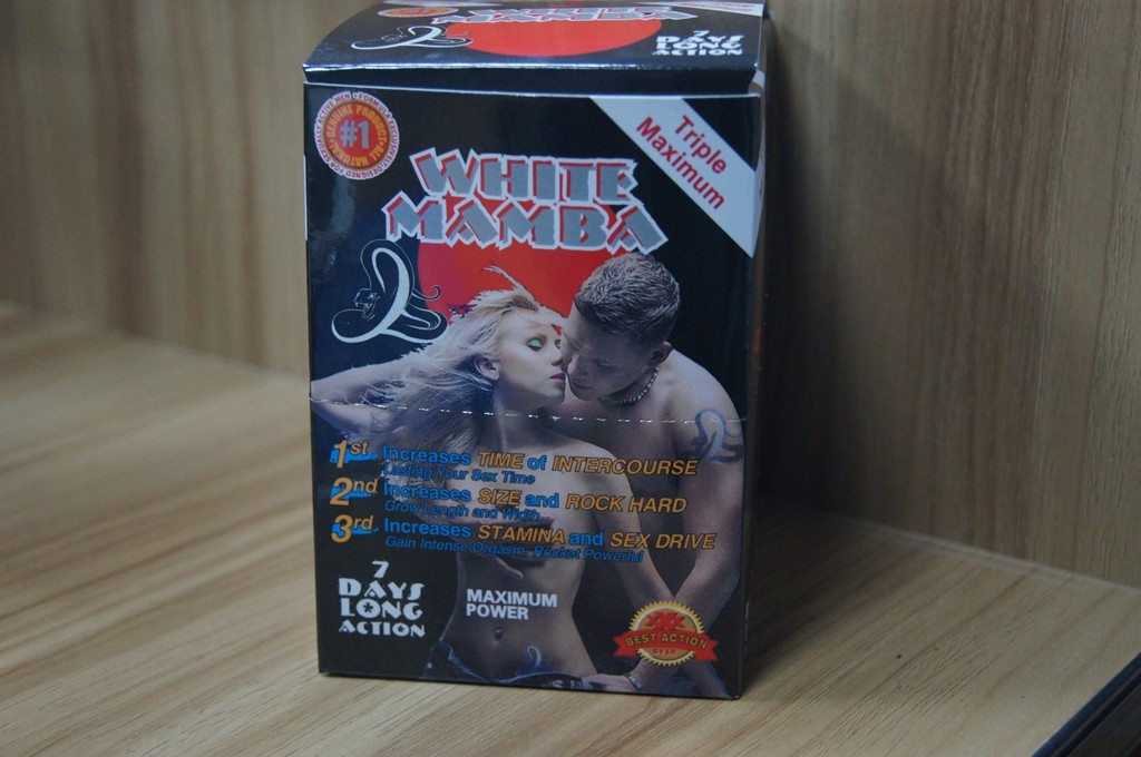 Contenitori di scatola di carta dell'esposizione delle pillole di potenziamento del sesso e della pantera nera delle carte