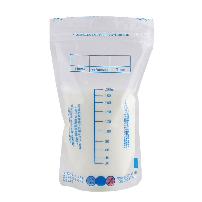 Sacchetto di imballaggio di latte materno &amp; sacchetto a chiusura lampo del latte materno di Doule dell'anti perdita per la mamma