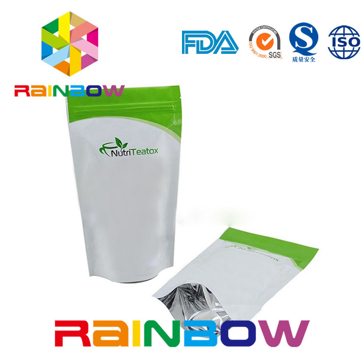 L'imballaggio del sacchetto della stagnola del pistacchio del di alluminio sta sui sacchetti matti dello spuntino a chiusura lampo