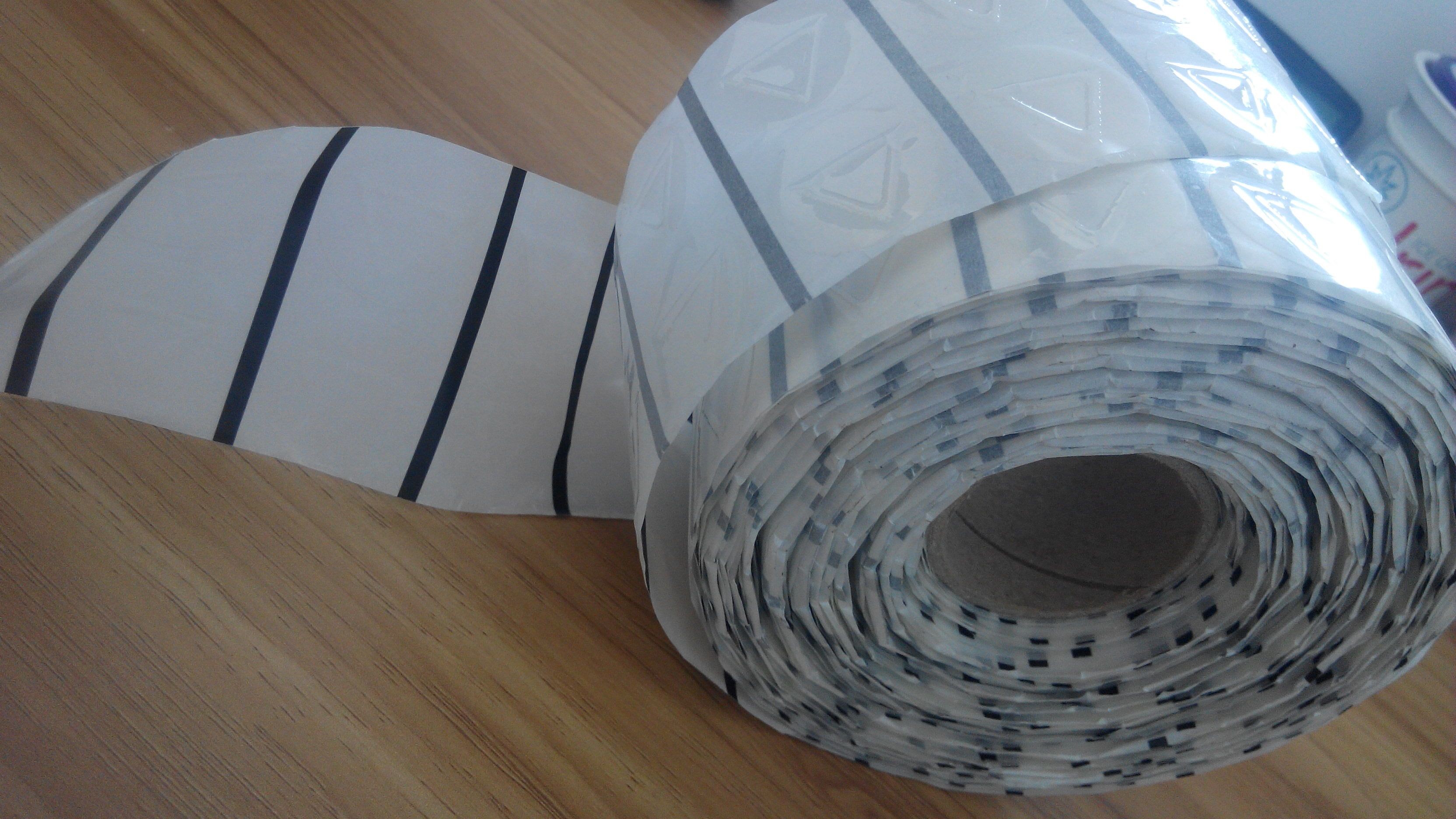 Etichette tattili su ordinazione della manica degli strizzacervelli dell'etichetta di avvertimento dell'uomo cieco con rotolo per la bottiglia