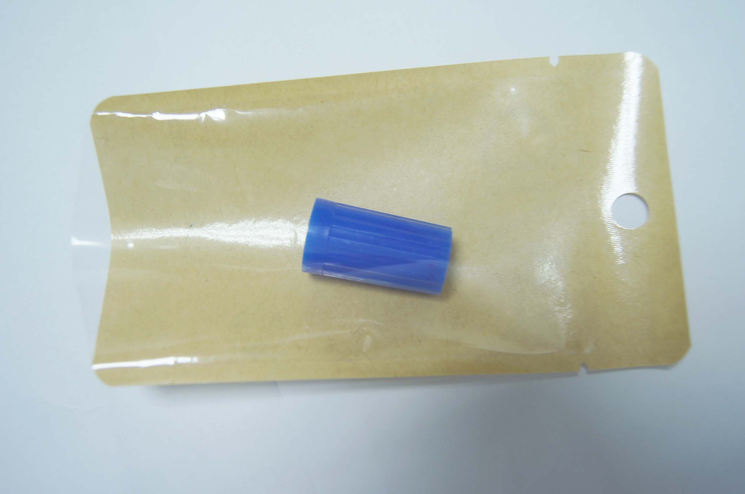 Sacchetto d'imballaggio anteriore trasparente della saldatura a caldo della borsa della carta kraft di Brown Con il piccolo foro rotondo di caduta