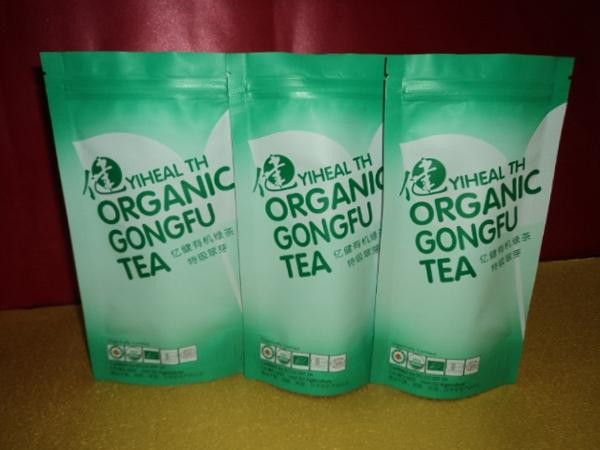 L'ANIMALE DOMESTICO curvo grazioso/borse d'imballaggio tè PE/di VMPET di Lipton sta Up/stand sulla borsa per tè