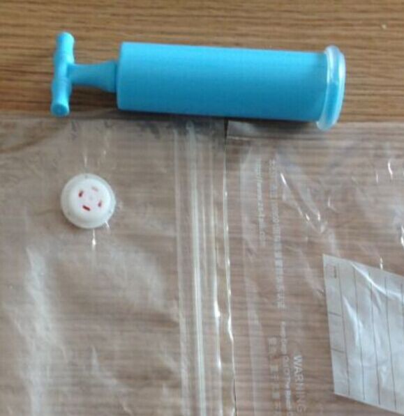 Bagno di imballaggio alimentare di qualità alimentare NY PE trasparente sigillo a vuoto con pompa d'aria