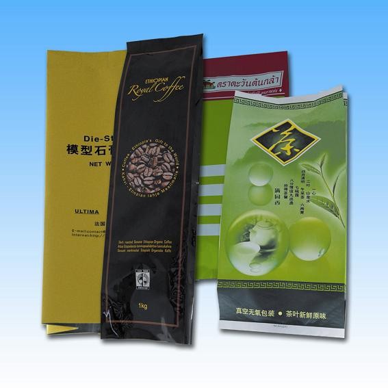 Guarnizione che imballa, borsa del quadrato del rinforzo del lato del di alluminio di Pacakging tè/del caffè