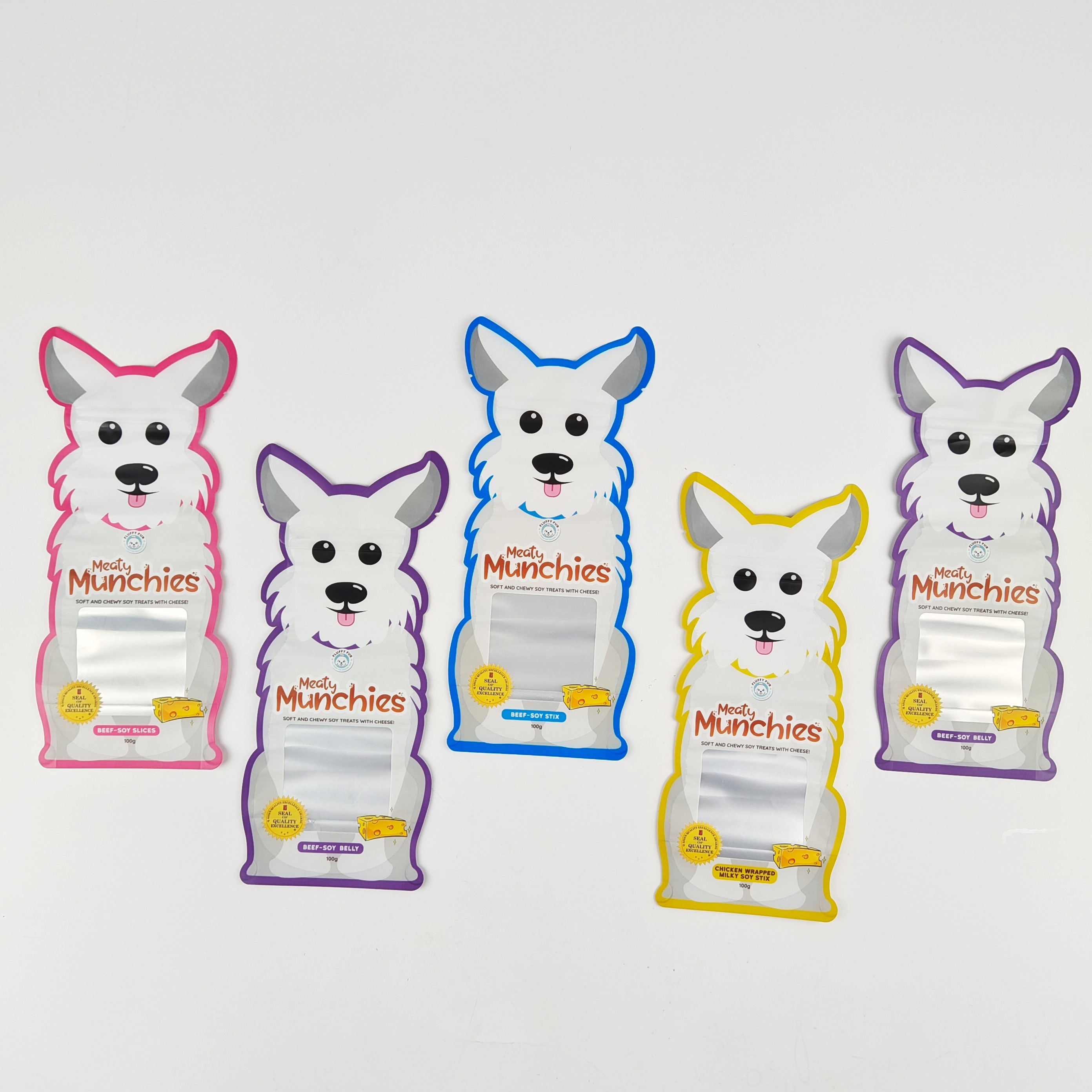 Il supporto a chiusura lampo innocuo per i bambini di Mylar su insacca lo speciale 3.5g ha tagliato 50 a stampo tagliente - spessore 200microns