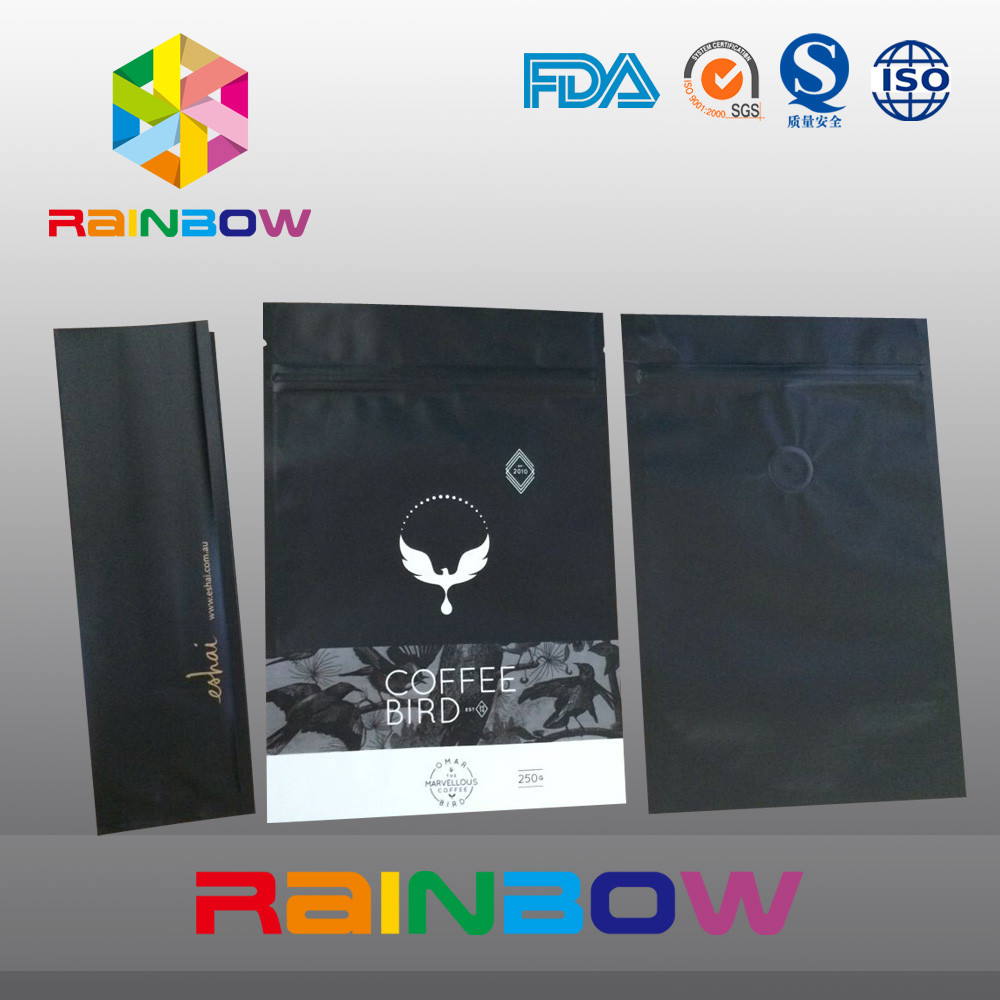 le borse del rinforzo del fondo di 250g Matt, stanno sulle borse del sacchetto per l'imballaggio del caffè