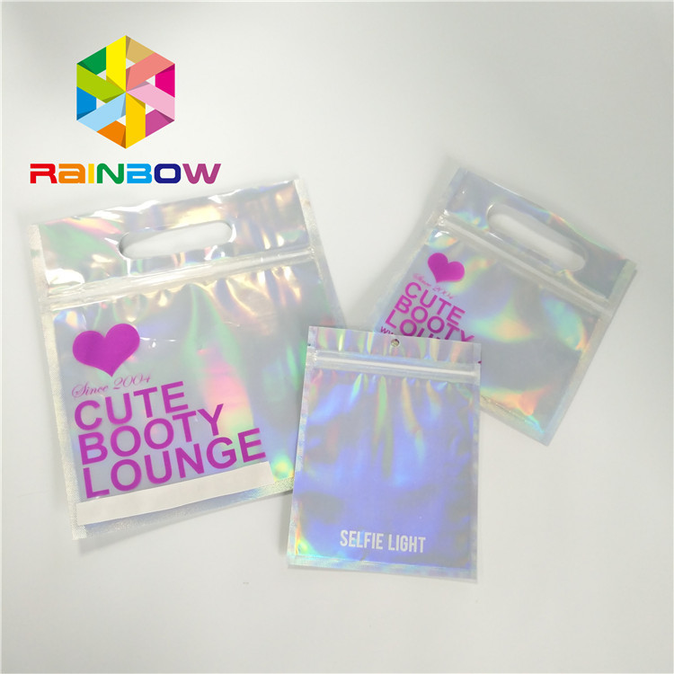 Lo Swimwear d'imballaggio di tocco morbido della borsa del bikini di plastica impermeabile ricicla le borse della serratura dello zip