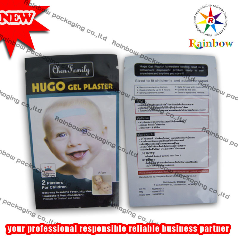 La stagnola sta su a prova d'umidità a chiusura lampo della stagnola riciclato sacchetti per alimento