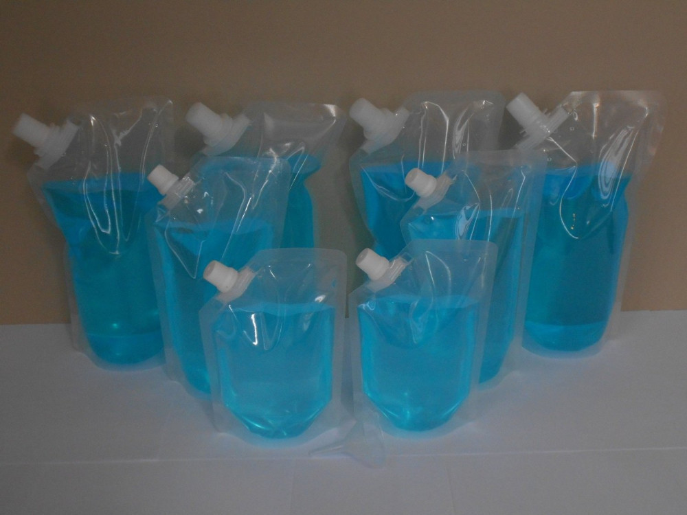 Boccette di plastica libere di Bpa della borsa del becco del corridore del vino del sacchetto della boccetta di crociera del commestibile