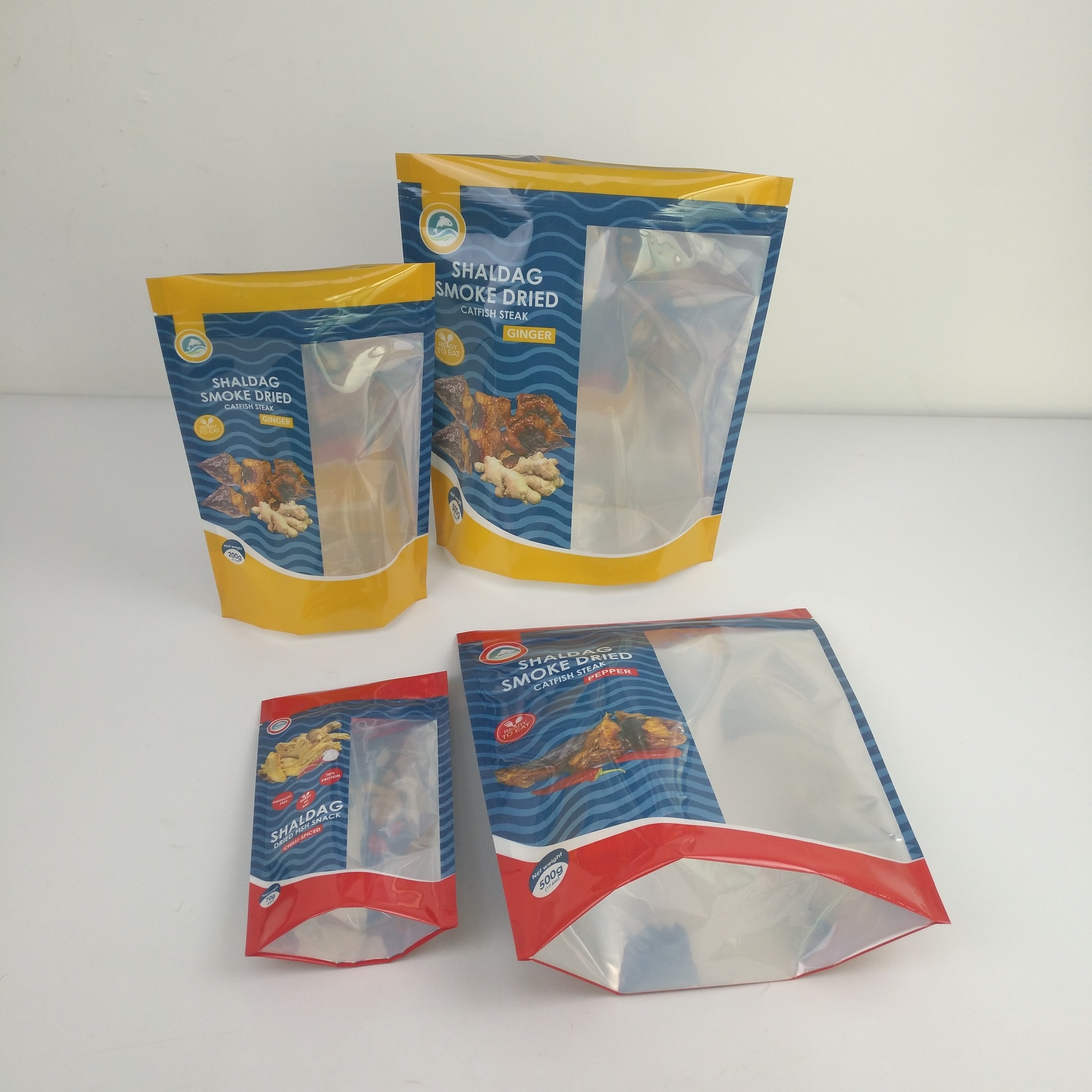 Le borse d'imballaggio della prova lucida dell'odore fanno un spuntino il supporto secco della chiusura lampo di Mylar dell'alimento sulle borse