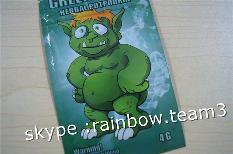 Borsa laterale della chiusura lampo della guarnizione della borsa tre di erbe di incenso/borsa di erbe su ordinazione di incenso per la borsa della bustina di 1g /2g /3g/4g/5g per polvere