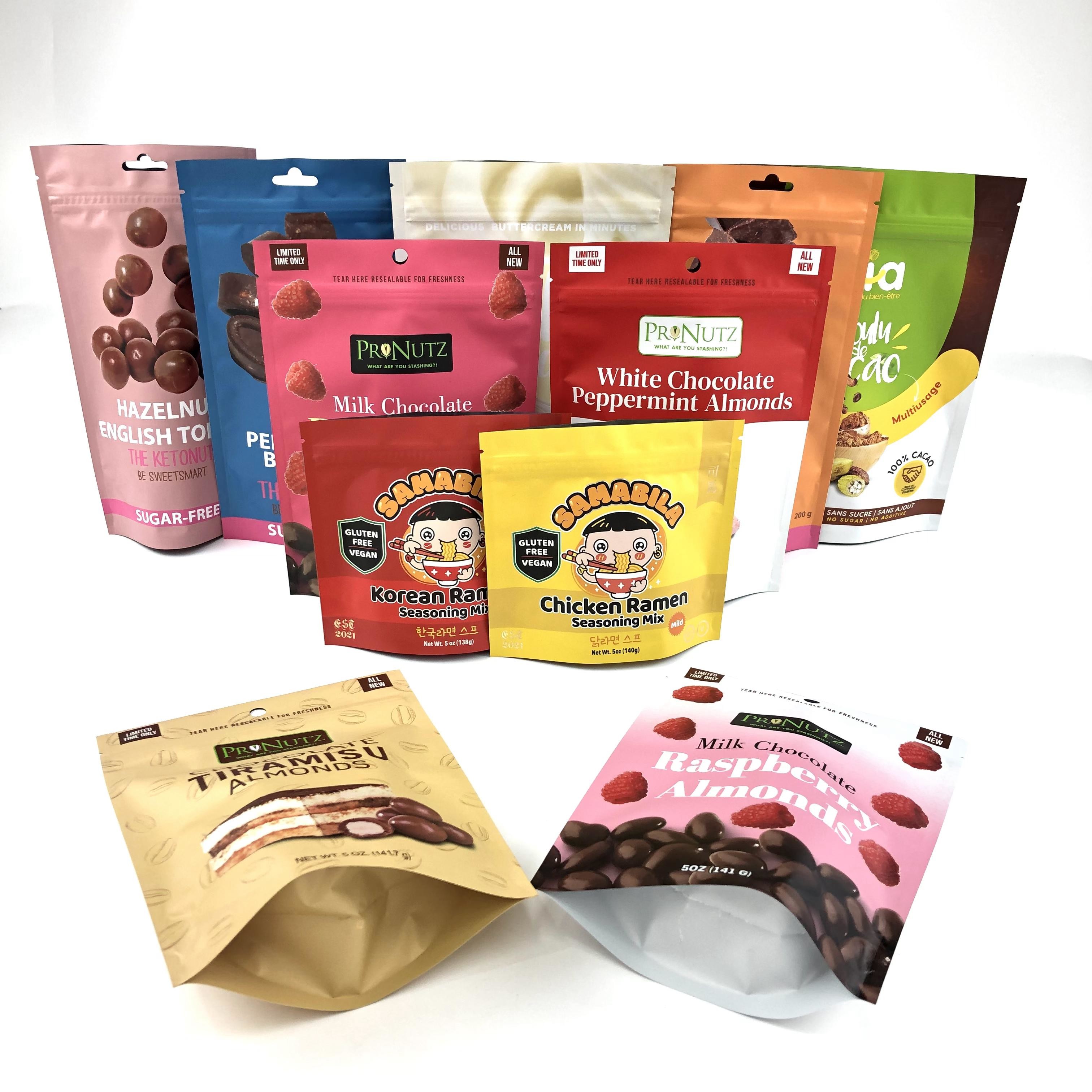 Digital che imballa il supporto commestibile dell'alimento 3.5g sul sacchetto di plastica a chiusura lampo della prova dell'odore della borsa