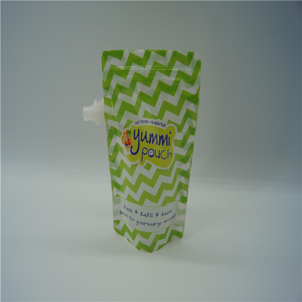 imballaggio riutilizzabile dei sacchetti di plastica degli alimenti per bambini 5oz approvato dalla FDA