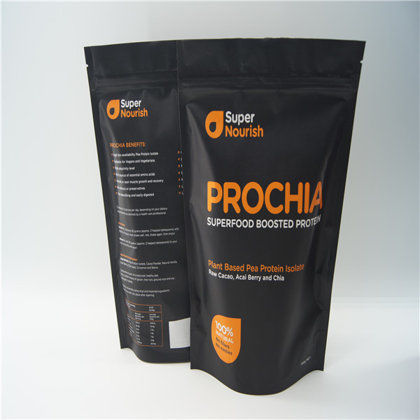 La stagnola ha allineato le borse a chiusura lampo della stagnola, borse d'imballaggio della stagnola della polvere della proteina/alimento