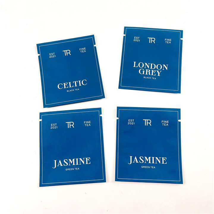 500Ppcs che imballa stampando le borse di Mylar per i sacchetti neri della saldatura a caldo del tè verde