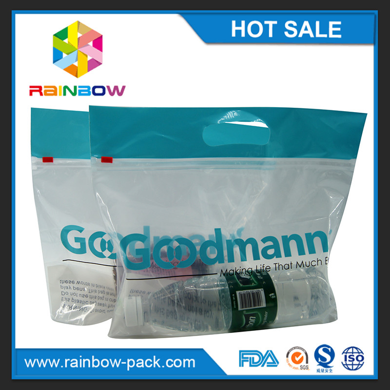 Il logo su misura ha stampato la borsa d'imballaggio dell'odore della borsa della prova delle borse della frutta a chiusura lampo su ordinazione del cursore con il foro del hange