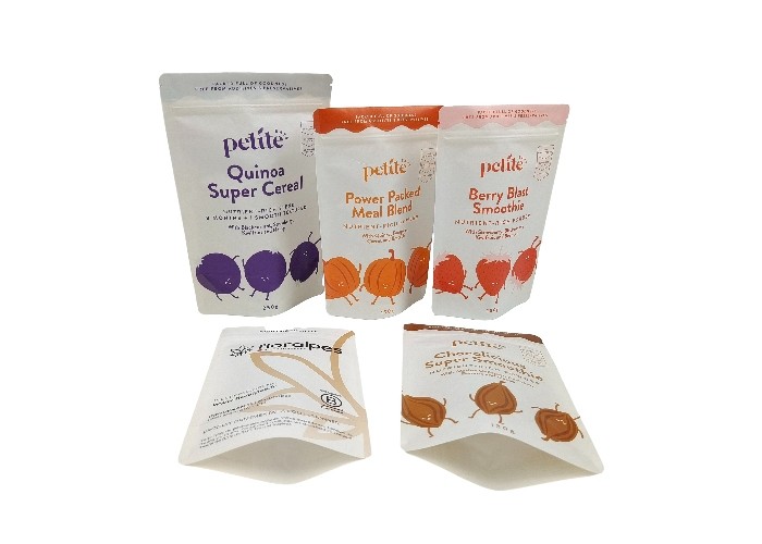 Il supporto biodegradabile della carta kraft su insacca i sacchetti di imballaggio per alimenti