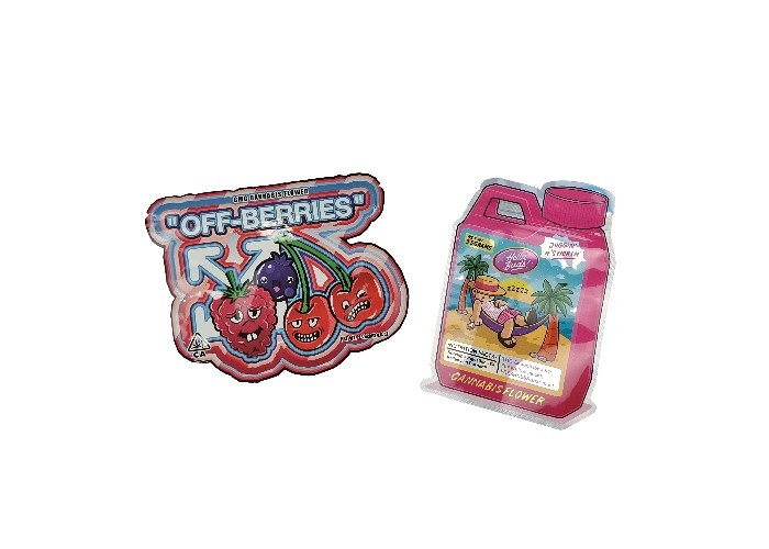 La serratura innocua per i bambini a forma di dello zip dello speciale insacca 3.5g risigillabile - sacchetti della prova dell'odore 28g